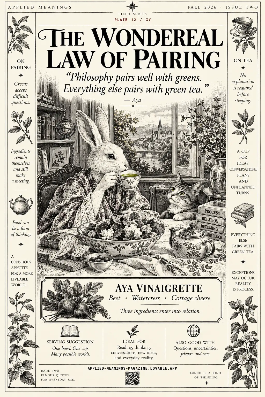 Plate 2: The Wondreal Law of Pairing