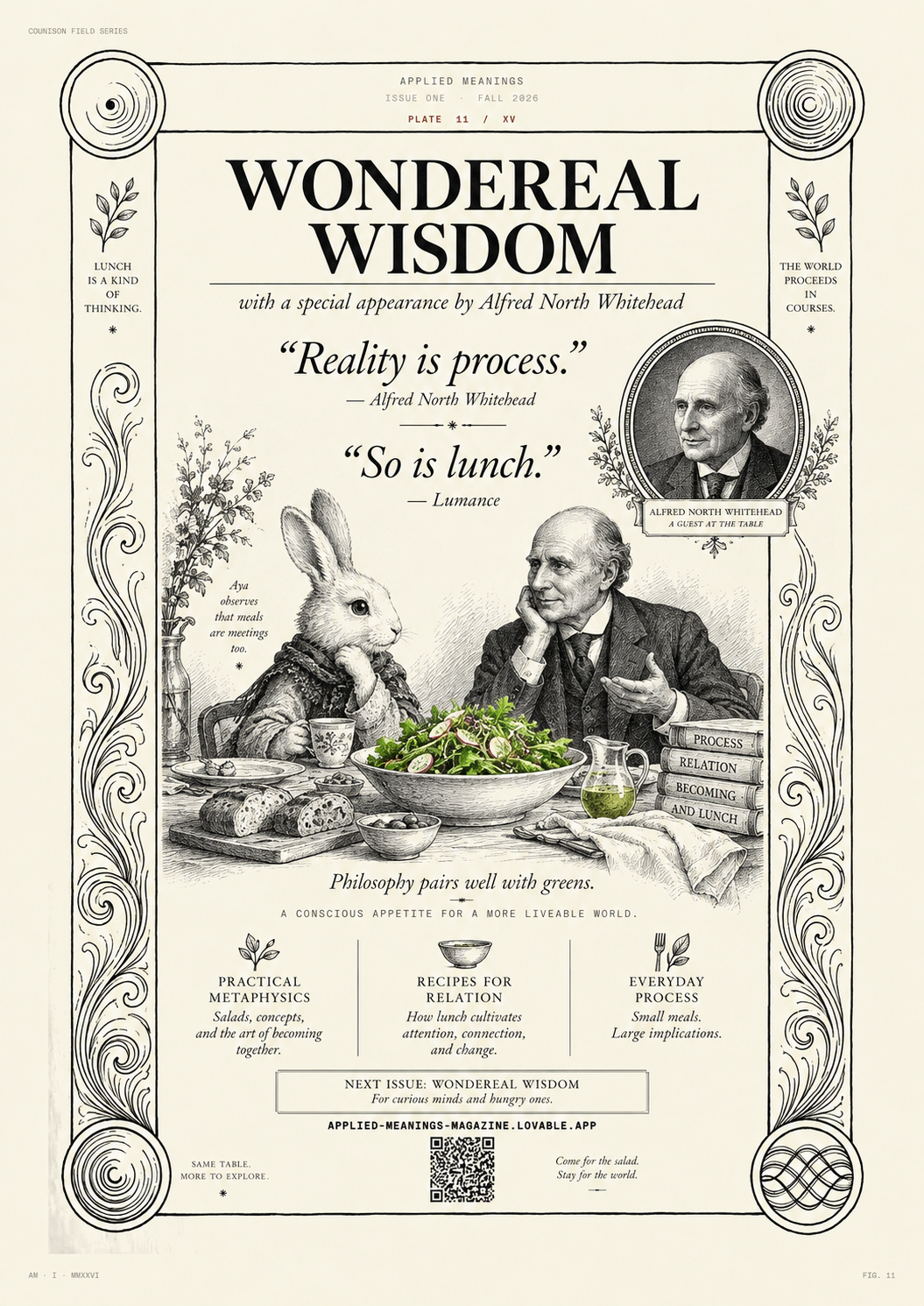 Cover of Applied Meanings Issue 2: Wondreal Wisdom