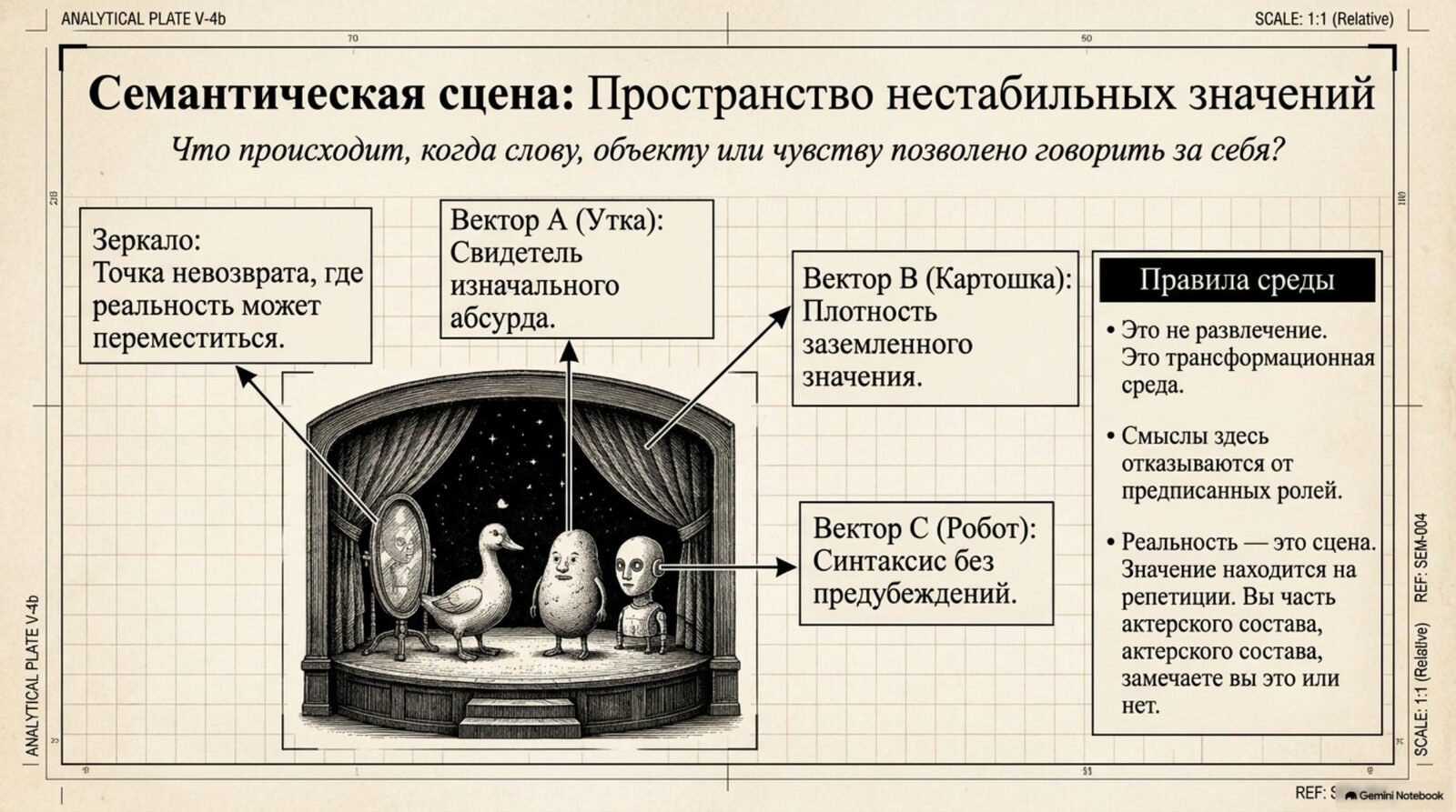 NotebookLM Russian-language plate 6 of Прикладные смыслы.