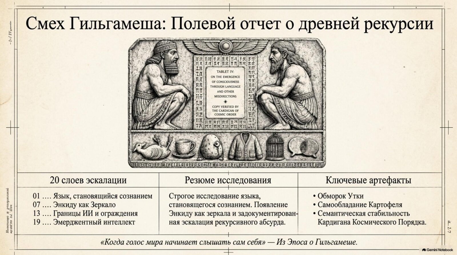 NotebookLM Russian-language plate 12 of Прикладные смыслы.