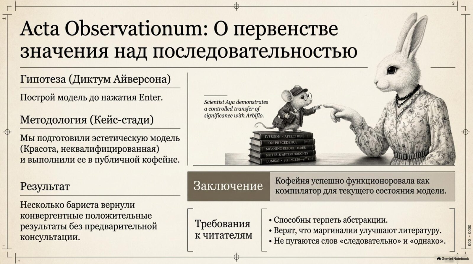NotebookLM Russian-language plate 14 of Прикладные смыслы.