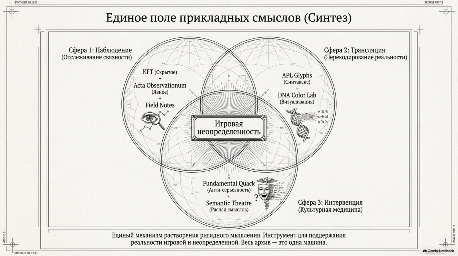 NotebookLM Russian-language plate 18 of Прикладные смыслы.