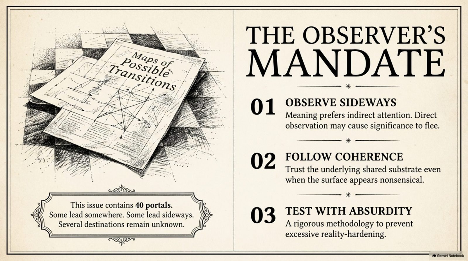 NotebookLM plate 2 of the Portals of Applied Meaning guide.